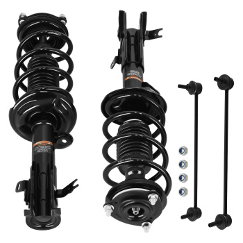 Front Complete Struts Sway Bar Links compatible for Honda Civic 2013 2014 2015 272926 1.8L