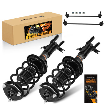 Front Complete Struts Sway Bar Links compatible for Honda Civic 2013 2014 2015 272926 1.8L