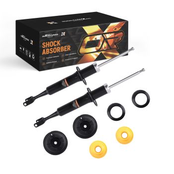 2x Amortisseurs+ Kit de Service Palier Avant compatible pour Audi A4 B6 B7 8E 8H 2000-2009