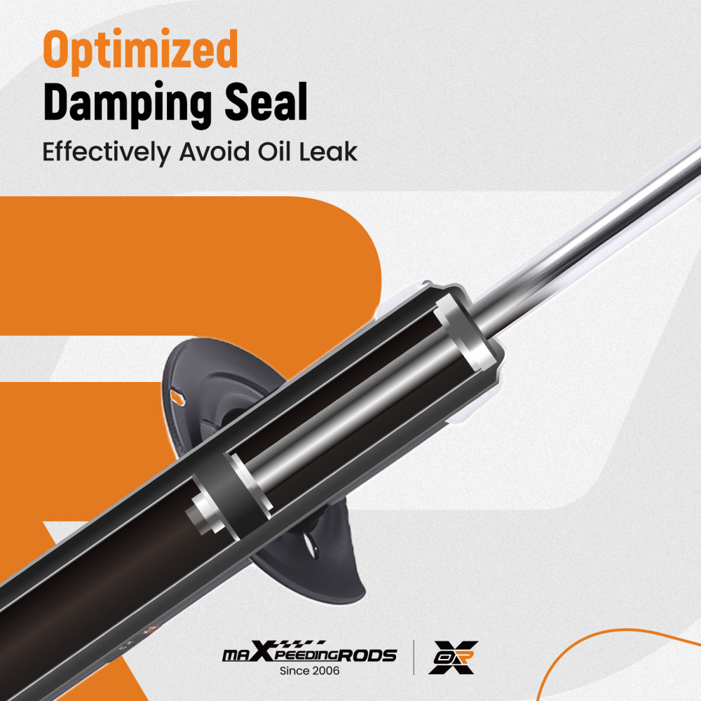 2x Amortisseurs+ Kit de Service Palier Avant compatible pour Audi A4 B6 B7 8E 8H 2000-2009