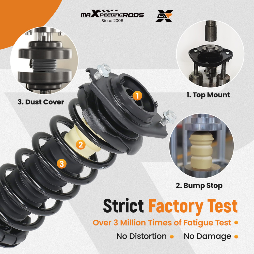 1 Pair Rear Shock Struts Assembly compatible for Subaru Impreza 2008-2011 272696