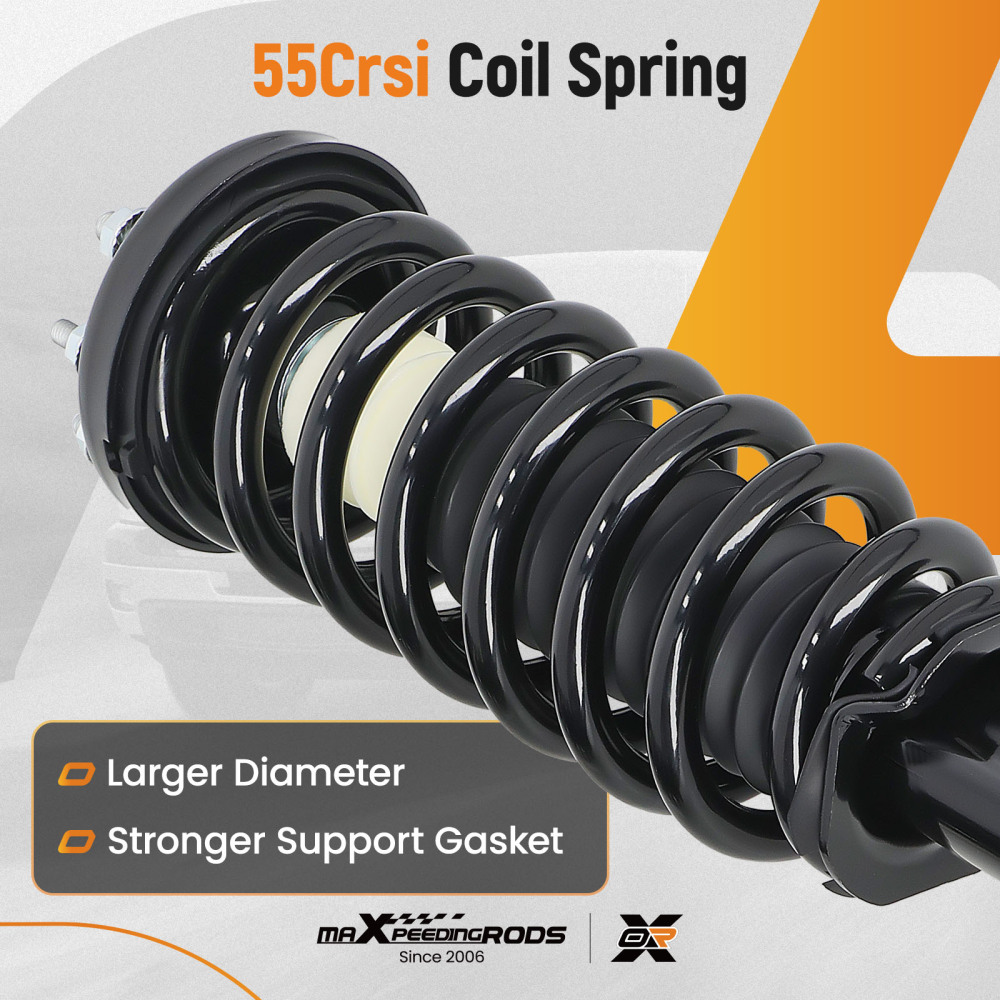 Front Rear Quick Complete Struts w/ Coil Spring Assembly Compatible For Acura TSX 2004-2008