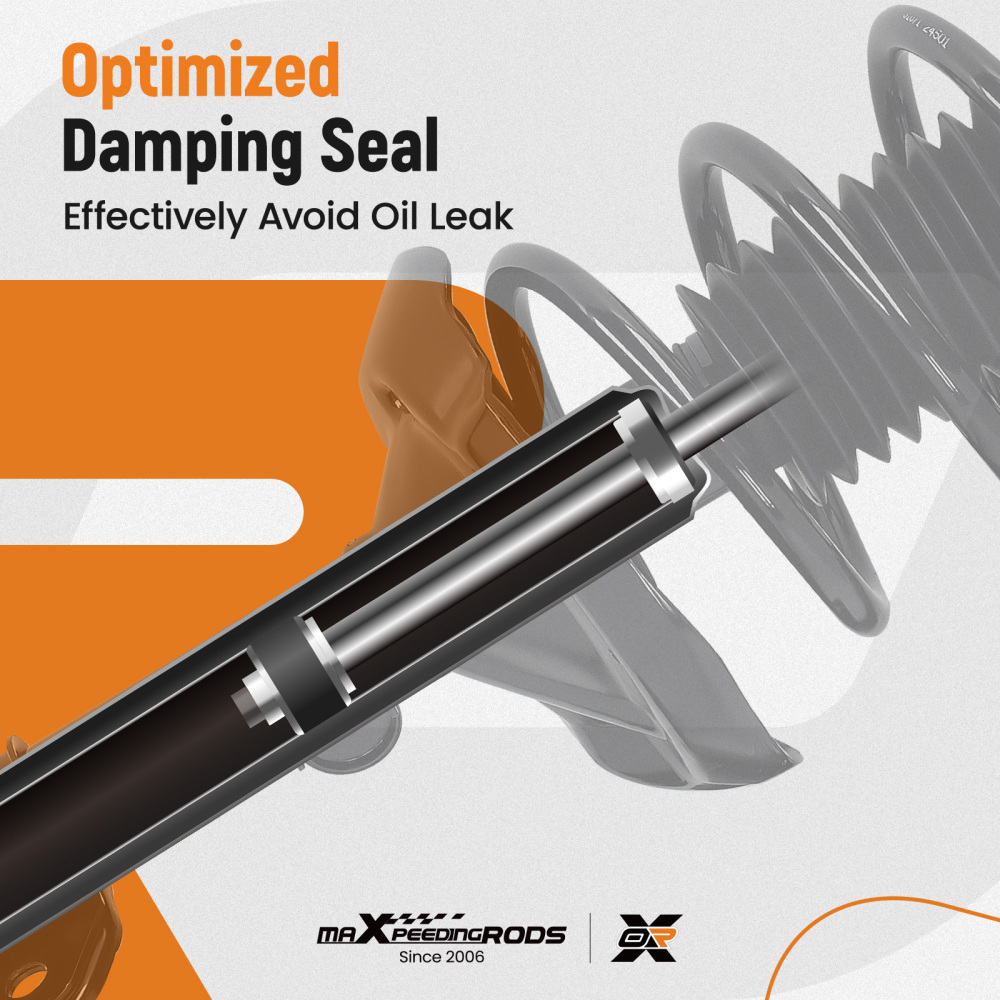 Front Pair Quick Complete StrutsCoil Springs for 2005 2006 2007 compatible for Honda Odyssey