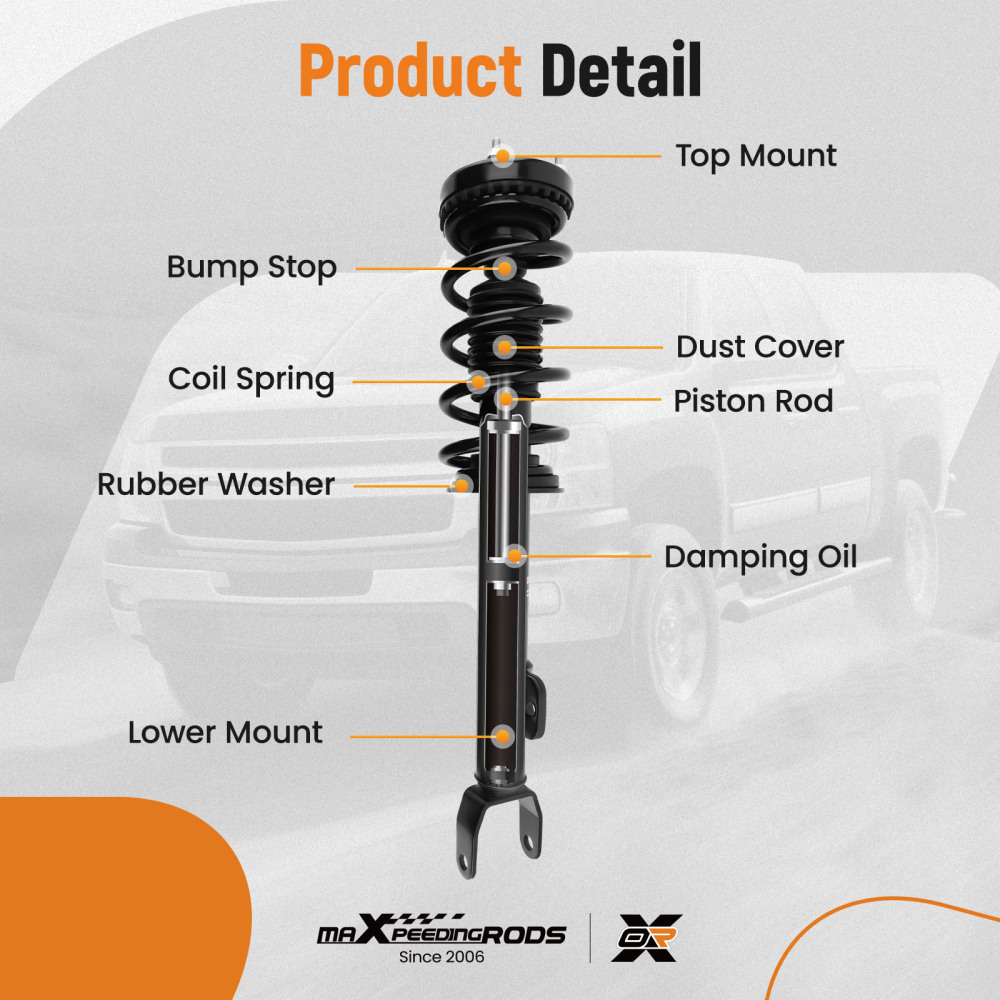 Front Struts w/ Coil Springs Driver Passenger Side Compatible For Chrysler 300 2011-2023