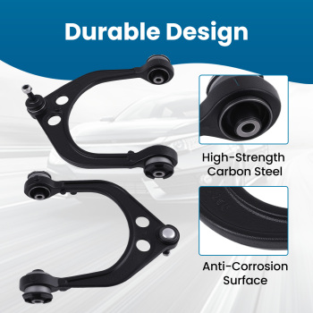 Quick Complete Front Strut Coil Springs + Control Arms compatible for Chrysler 300 11-19