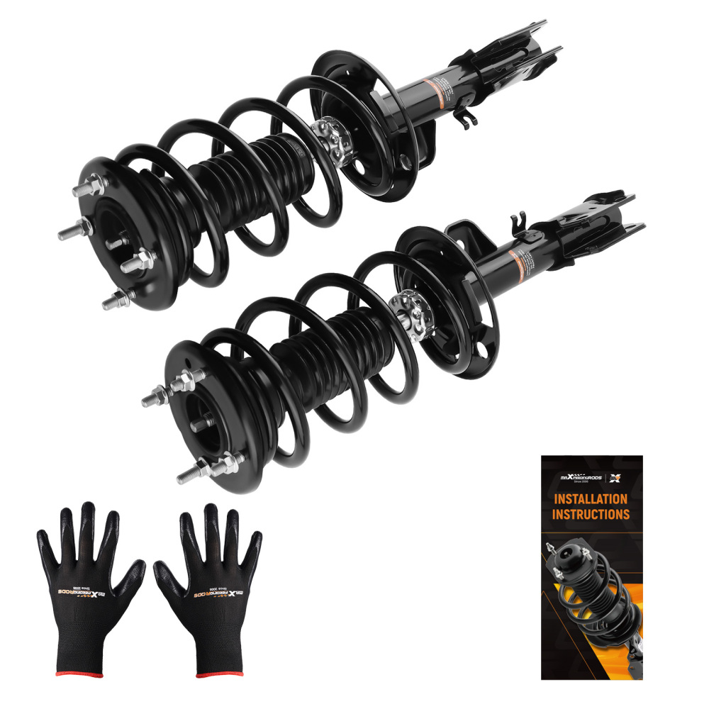 Front Complete Struts w/ Coil Springs Compatible For Ford Explorer 2013-2019 3.5L V6 AWD