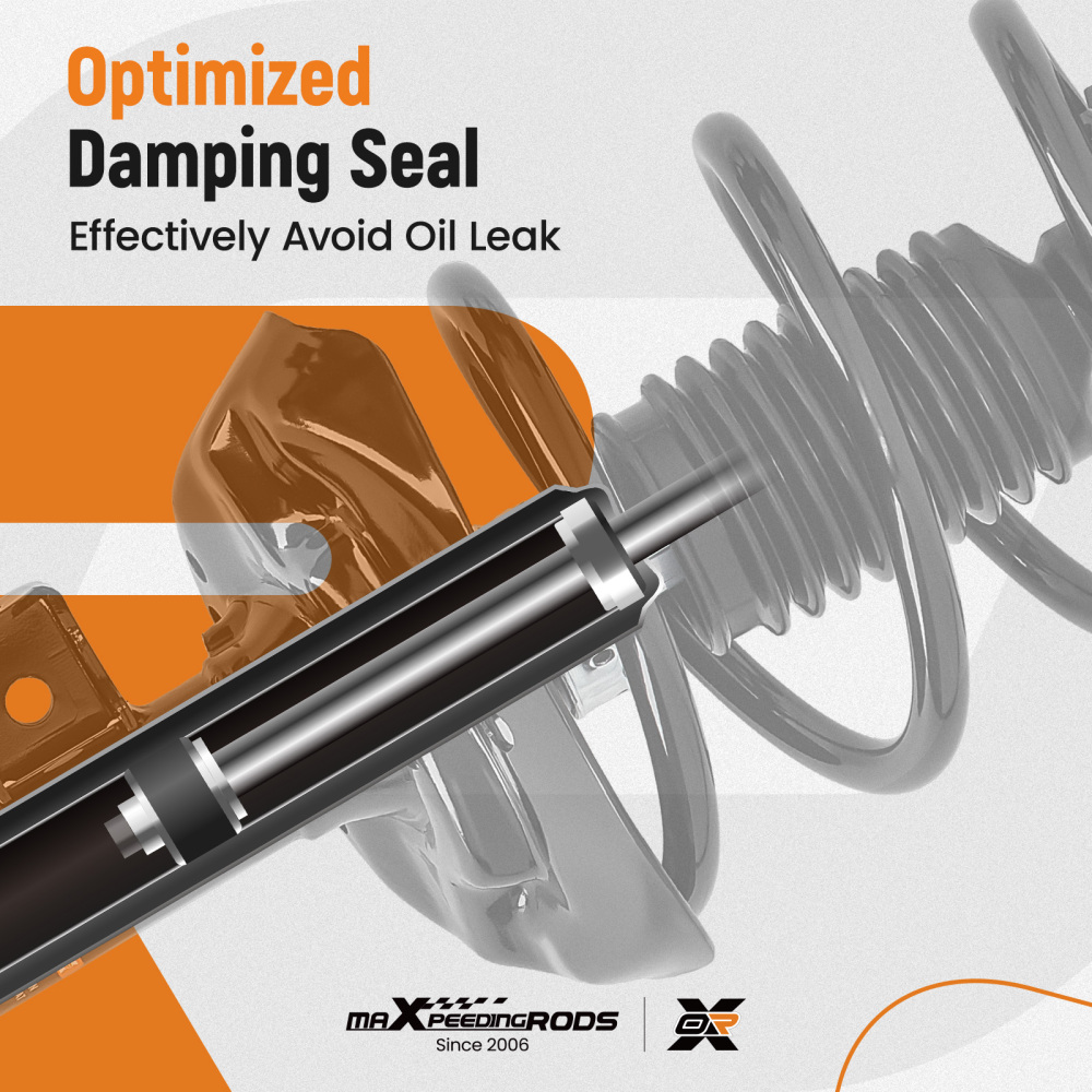 Front Struts w/ Coil Springs compatible for Honda Accord 2013 2014 2015 2016 2017 3.5L V6