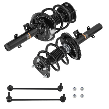 4pcs Front StrutsSway Bar Link compatible for Honda Accord 2013-2017 3.5L 272971 272970