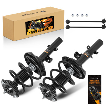 4pcs Front StrutsSway Bar Link compatible for Honda Accord 2013-2017 3.5L 272971 272970