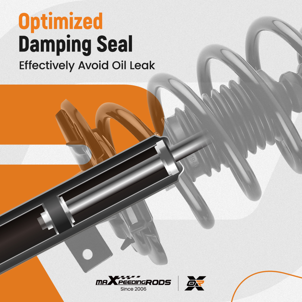 Front Complete Struts w/ Coil Spring Assembly For 2014-2018 compatible for Ford Transit Connect