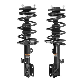 8pc Front Struts w/ Coil Spring + Lower Control Arm compatible for Toyota Corolla 2014-2019