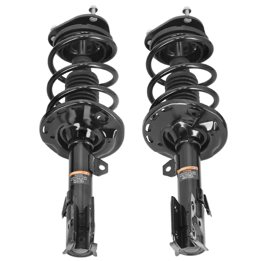 8pc Front Struts w/ Coil Spring + Lower Control Arm compatible for Toyota Corolla 2014-2019