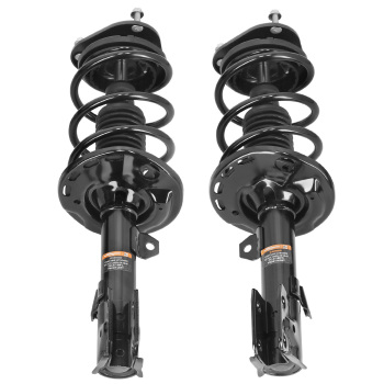 8pc Front Struts w/ Coil Spring + Lower Control Arm compatible for Toyota Corolla 2014-2019