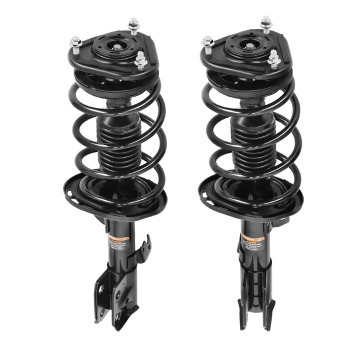 8pc Front Struts w/ Coil Spring + Lower Control Arm compatible for Toyota Corolla 2014-2019
