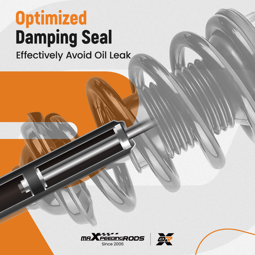 Front Suspension Shock Absorbers compatible for Toyota Tacoma 2005-2015 2.7 Liter L4 RWD