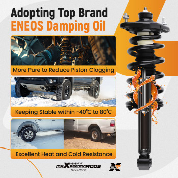 Rear Struts w/ Coil Spring Assembly LeftRight for 2012-2016 compatible for Honda CR-V AWD