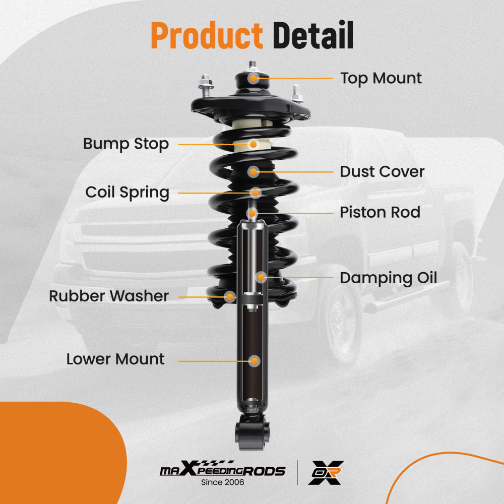 Rear Struts w/ Coil Spring Assembly LeftRight for 2012-2016 compatible for Honda CR-V AWD