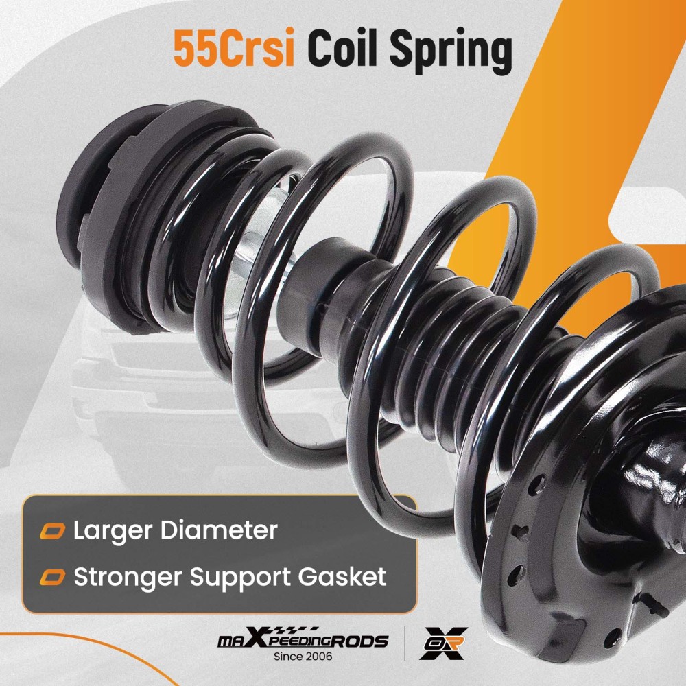 Front Struts w/Coil Spring For 2013-2015 compatible for Chevy Camaro 3.6L V6 LT/LS Convertible