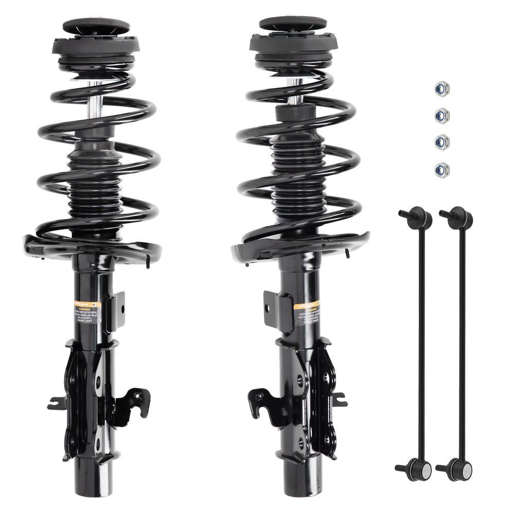 4x Front Complete Struts Sway Bar Links compatible for Chevy Camaro 2013-2015 3.6L