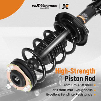 2pcs Front Struts w/Coil Spring Assembly compatible for Ford FIESTA 2011-2013 172525 172524