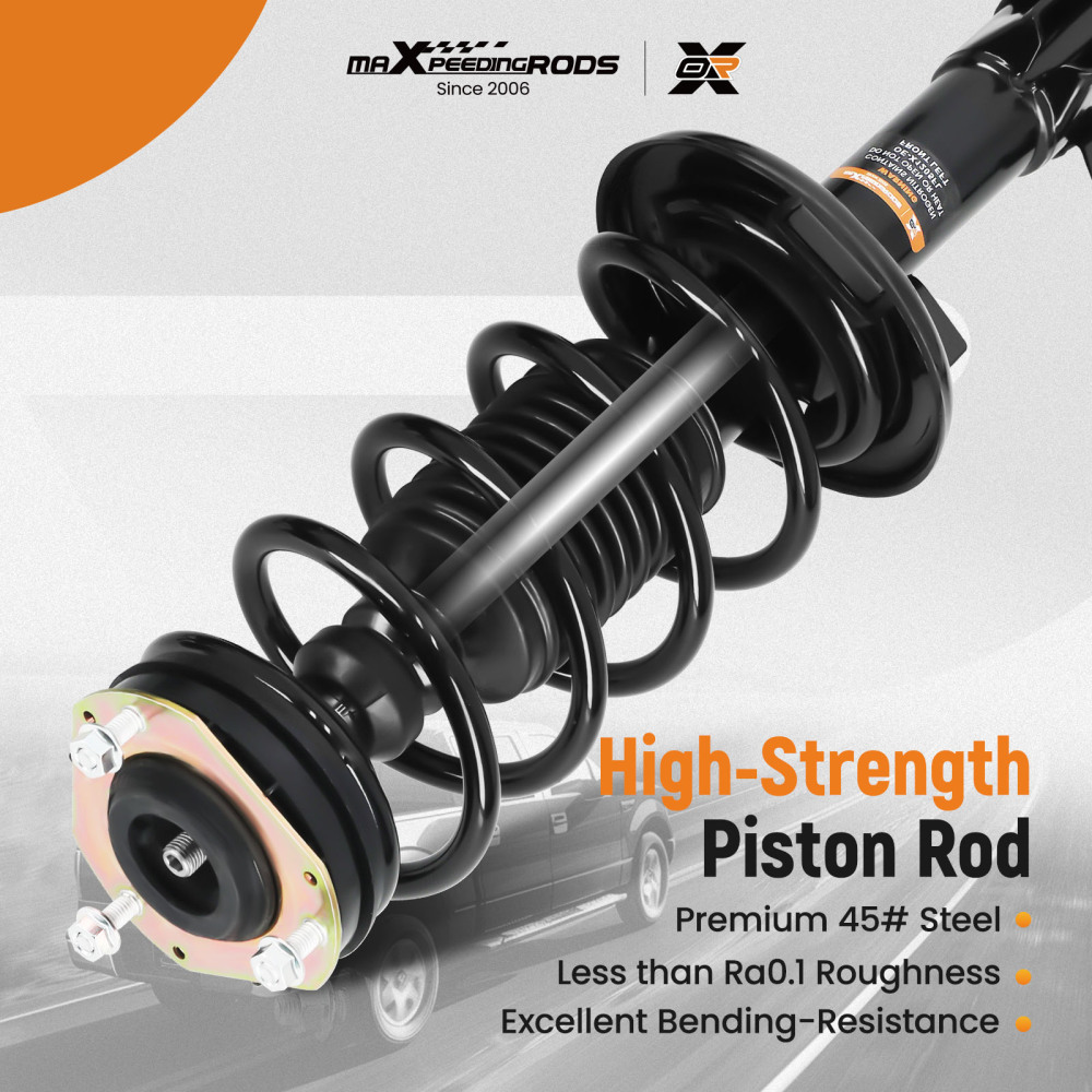 Front Strut w/Coil Spring Sway Bar Link Kit for 2011-2013 compatible for Ford Fiesta K750612