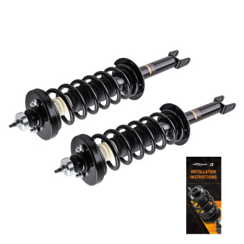 2x Rear Shock Struts Assembly compatible for Honda Accord 2013-2017 2.4 / 2.0LITER L4