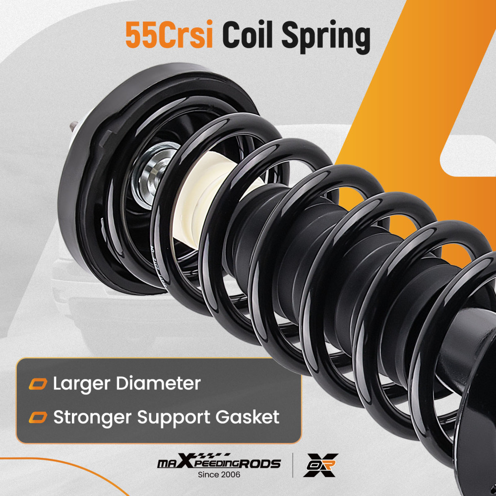 2x Rear Shock Struts Assembly compatible for Honda Accord 2013-2017 2.4 / 2.0LITER L4