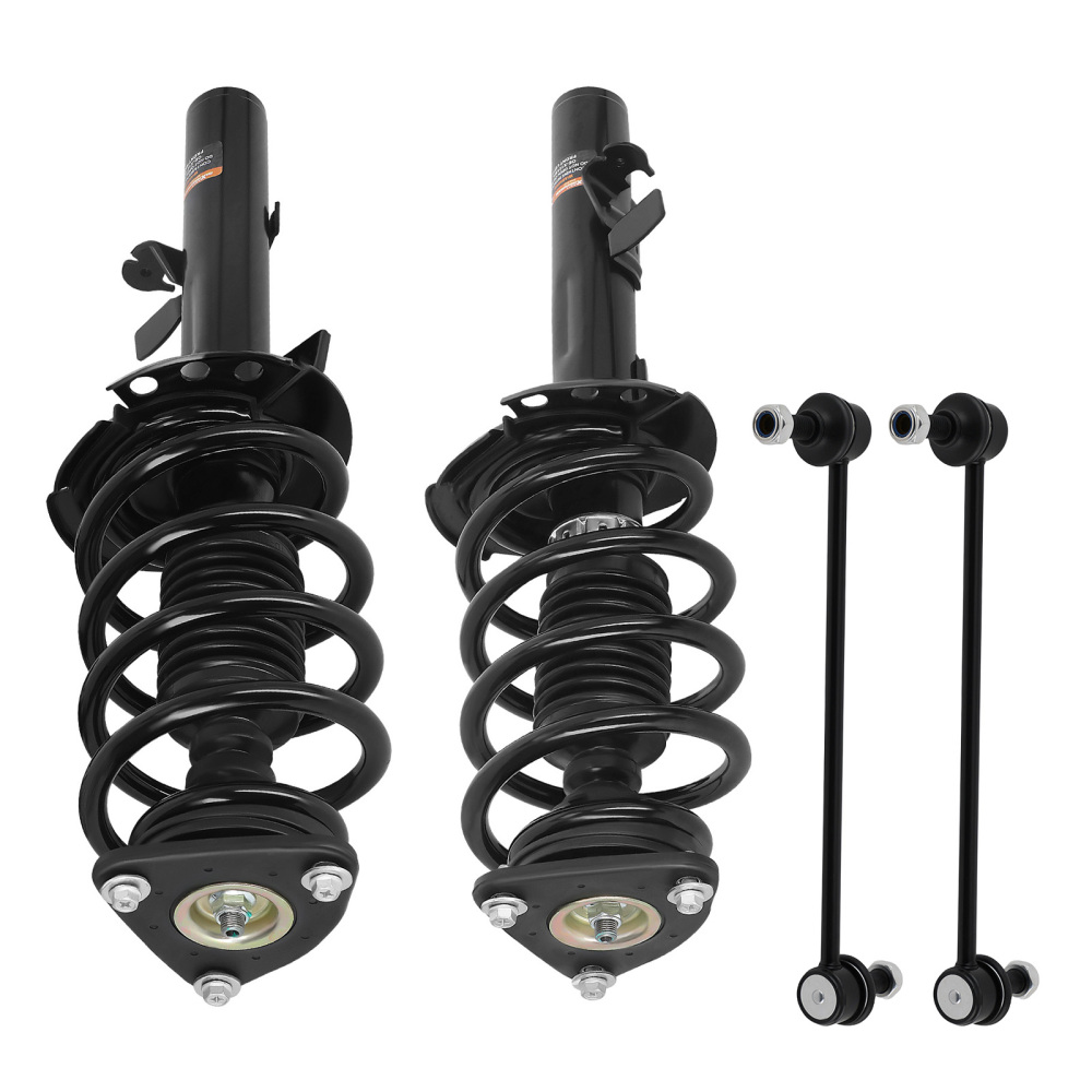 4pcs Front Struts w/Coil Spring Sway Bars Links Kit for 2014-2019 compatible for Ford Escape