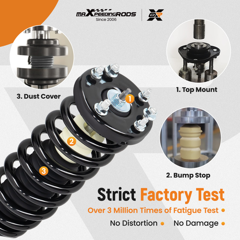 1 Pair Front Shock Struts Assembly compatible for Acura TL 2004 2005 2005 2007 2008