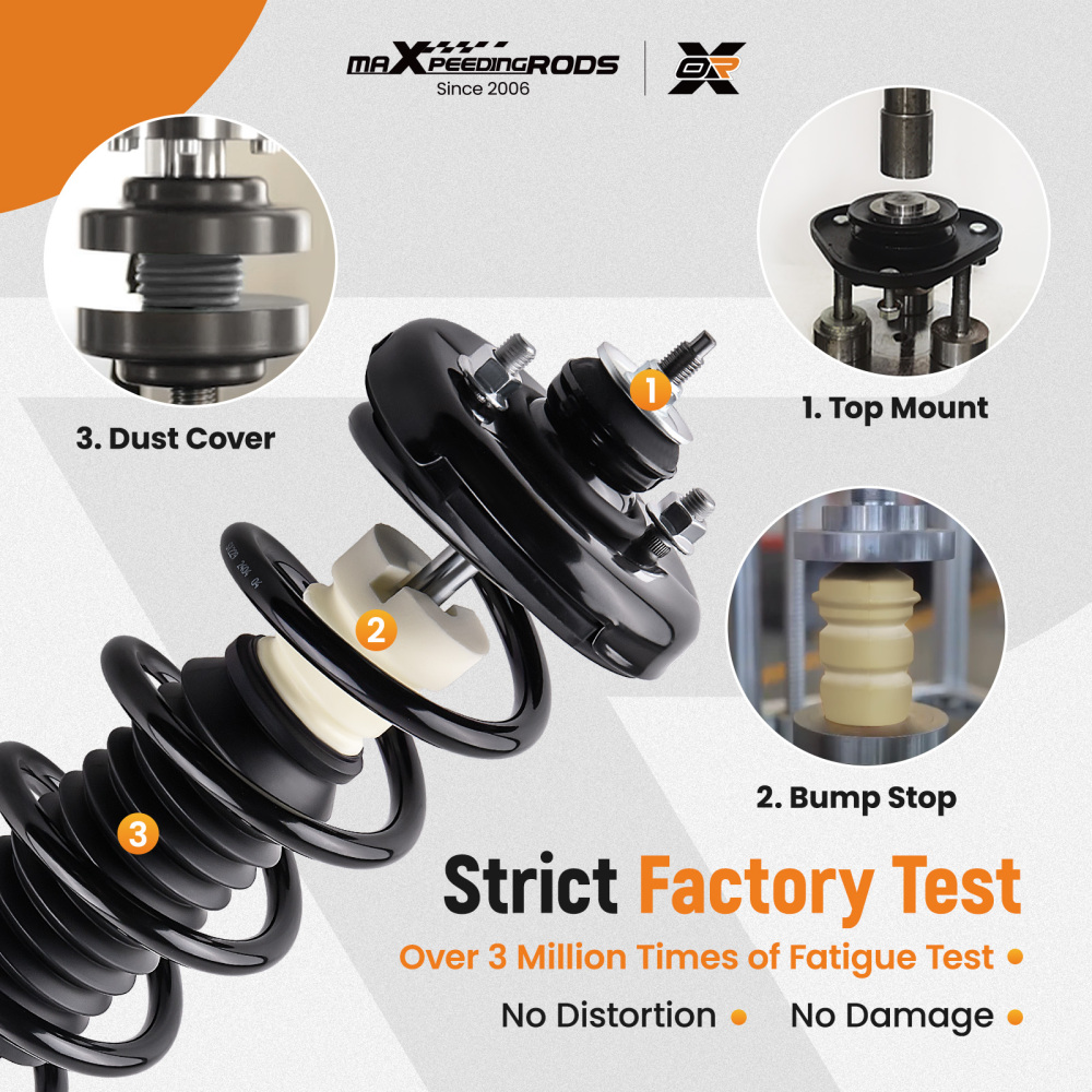 1 Pair- 2x Rear Shock Struts Assembly compatible for ACURA TSX 2004-2008 1723241345794