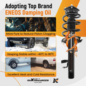 2pcs Front Complete Struts w/Coil Springs Assembliy compatible for Ford ESCAPE 2013 172619