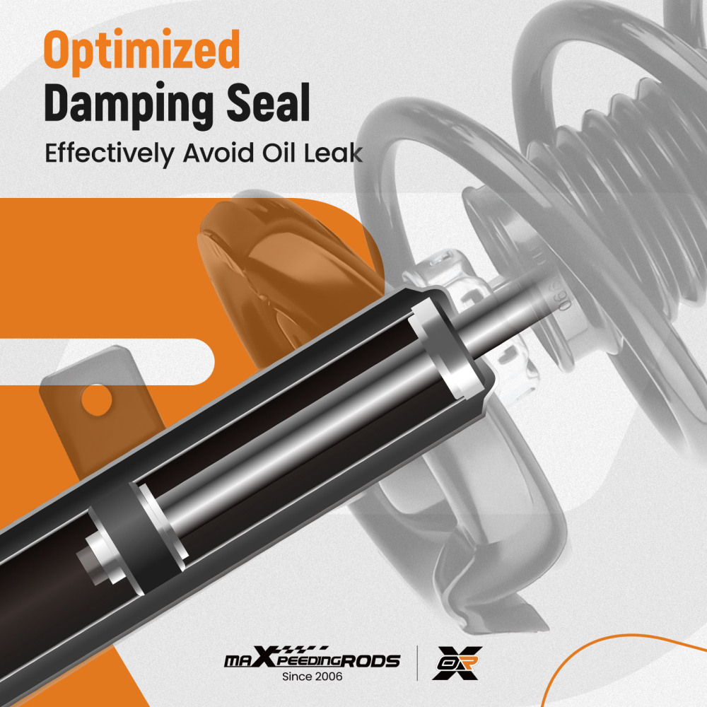 2pcs Front Complete Struts w/Coil Springs Assembliy compatible for Ford ESCAPE 2013 172619