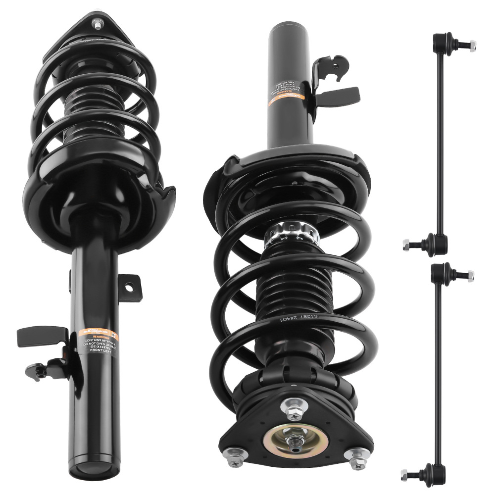 4x Front Complete Struts Sway Bar Links compatible for Ford Escape 2013 1.6L 2.5L
