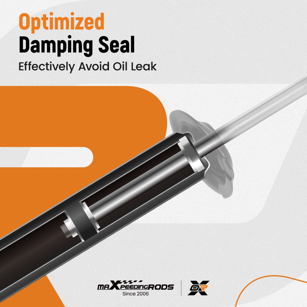 2x AMMORTIZZATORI + CUSCINETTI CUPOLA ANTERIORE compatibile per BMW SERIE 5 E60 E61