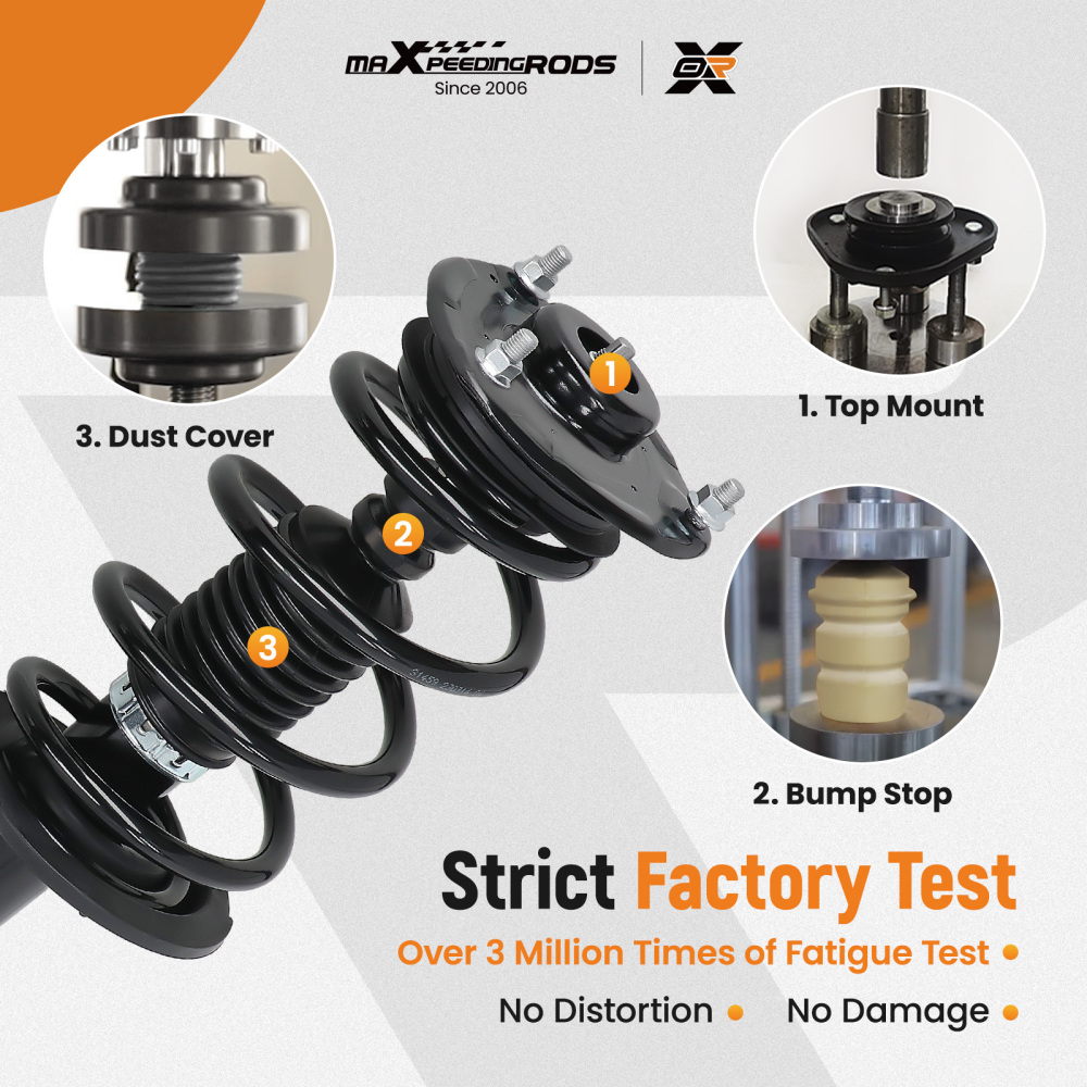 Front Complete Struts w/ Sway Bar Links compatible for Kia Sorento 2011-2013 2.4L 3.5L