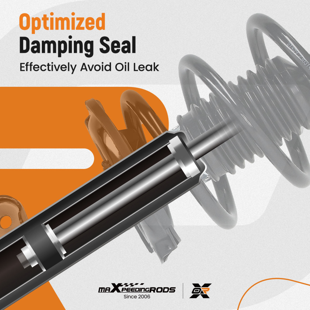 Front Complete Struts w/ Sway Bar Links compatible for Kia Sorento 2011-2013 2.4L 3.5L