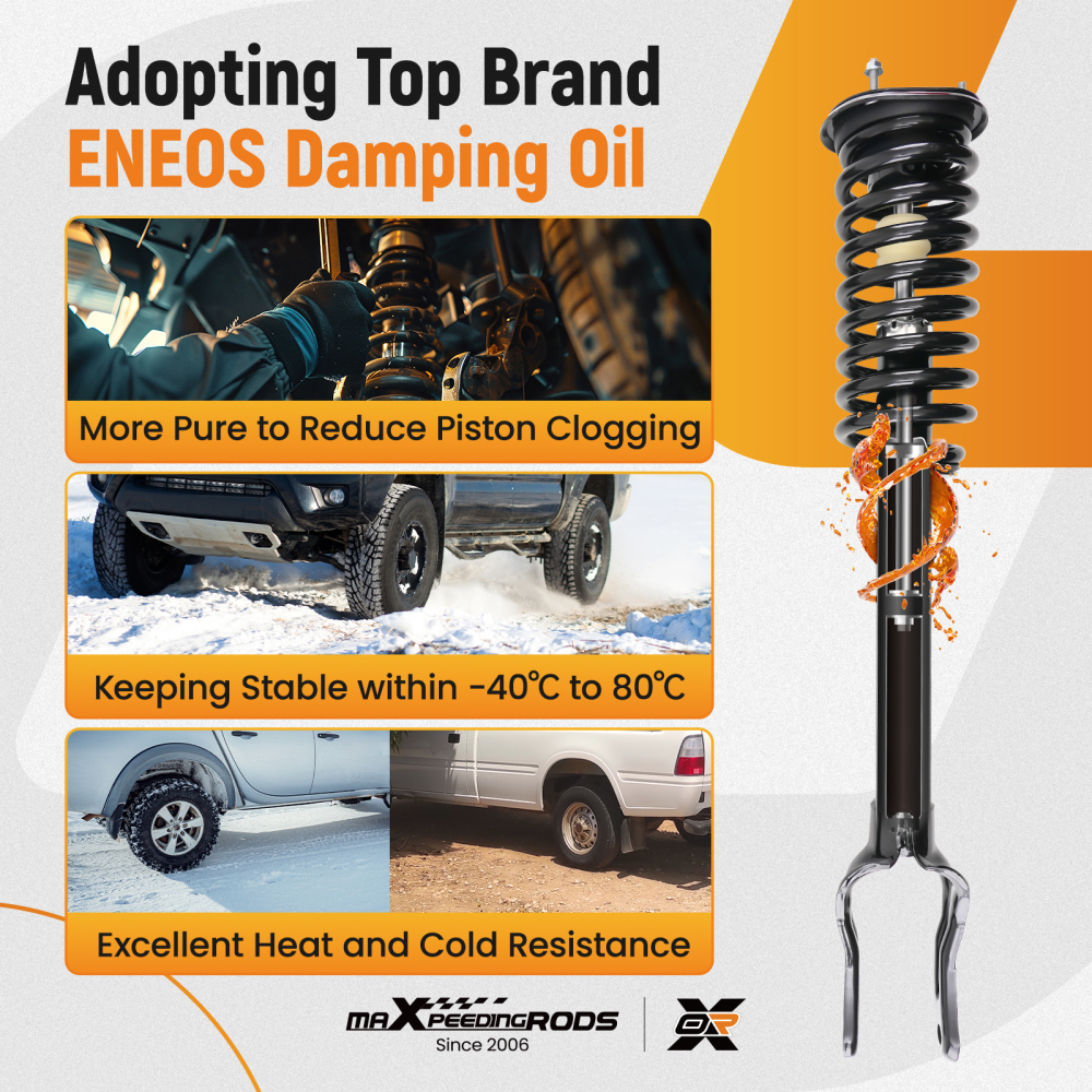 Front Left + Right Strut Spring compatible for JEEP GRAND CHEROKEE 5.7L 3.6L RWD 2011-2013