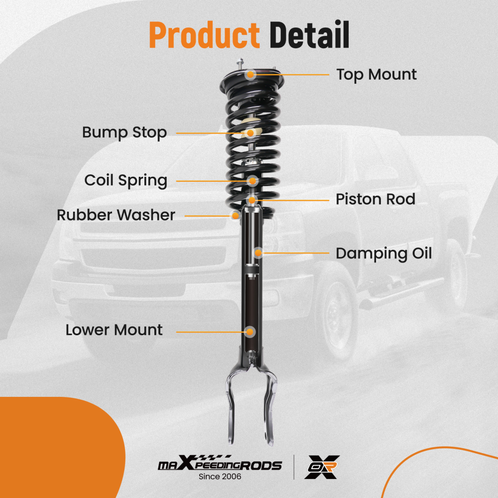 Front Left + Right Strut Spring compatible for JEEP GRAND CHEROKEE 5.7L 3.6L RWD 2011-2013