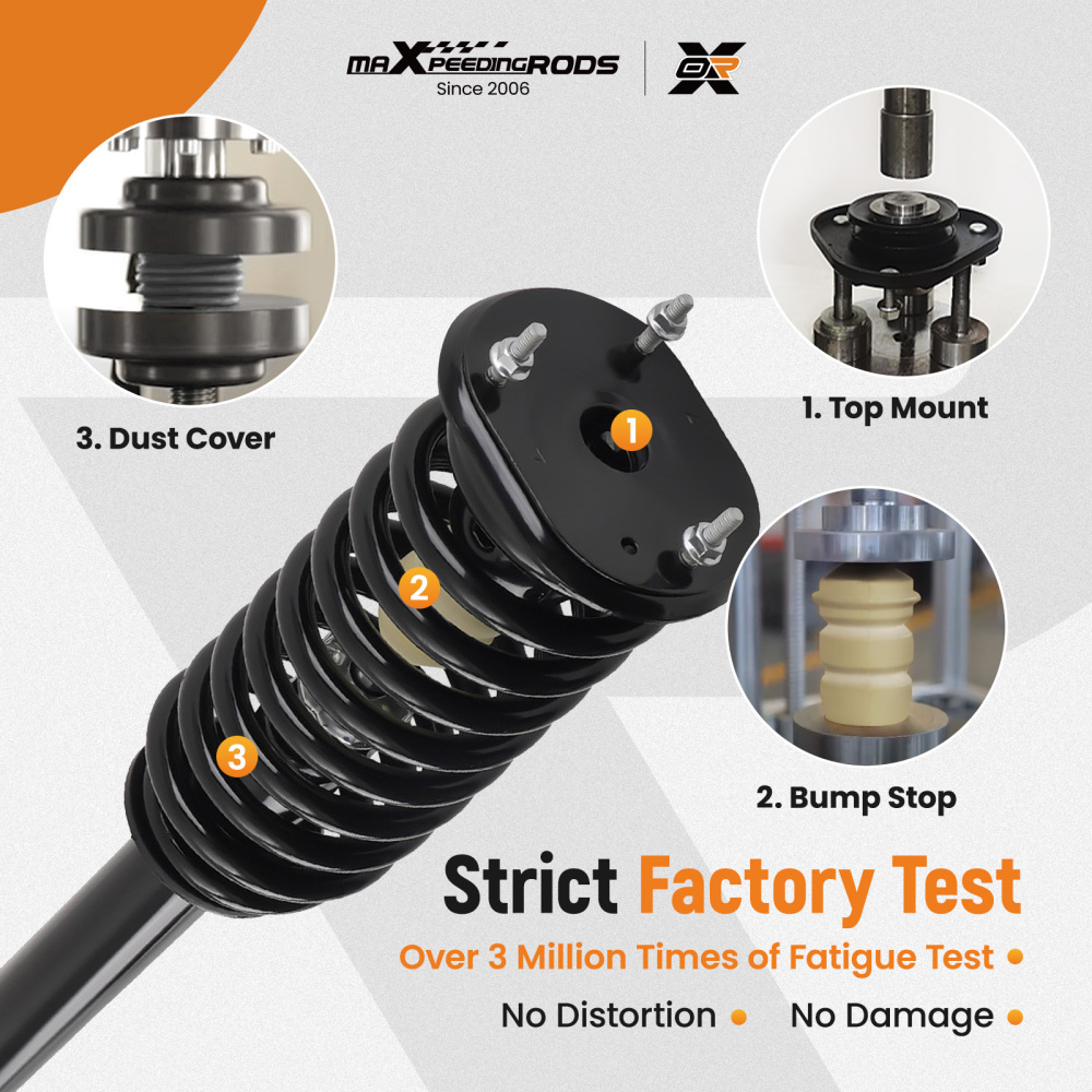 Front Left + Right Strut Spring compatible for JEEP GRAND CHEROKEE 5.7L 3.6L RWD 2011-2013