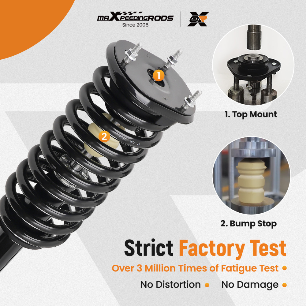 Front Left + Right Strut Spring compatible for JEEP GRAND CHEROKEE 5.7L 3.6L RWD 2011-2013