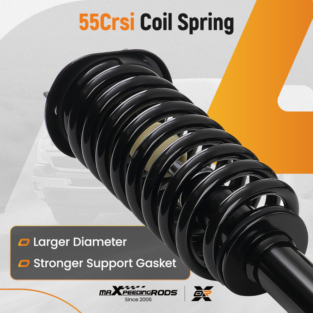 Front Left + Right Strut Spring compatible for JEEP GRAND CHEROKEE 5.7L 3.6L RWD 2011-2013