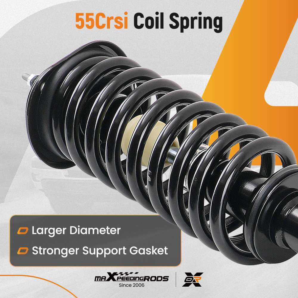 Front Left + Right Strut Spring compatible for JEEP GRAND CHEROKEE 5.7L 3.6L RWD 2011-2013