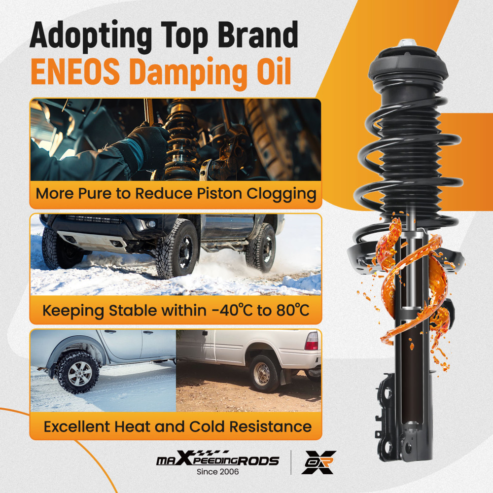 maXpeedingrods FrontRear Complete Struts Assembly compatible for Chevy Sonic 2012-2020