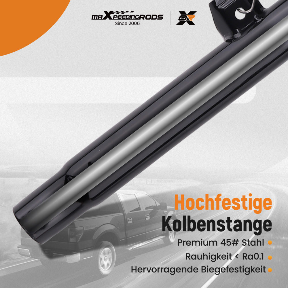 2 ammortizzatori + kit protezione anteriore compatibile per BMW Serie 3 E46 1997-2007