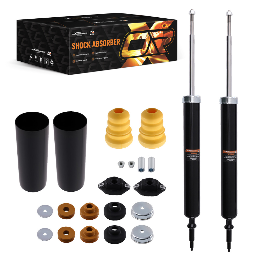 2X SHOCK ABSORBER REAR compatible for BMW 3 SERIES E93 E91 E90 E92 +Strut Mounts+Dust cover