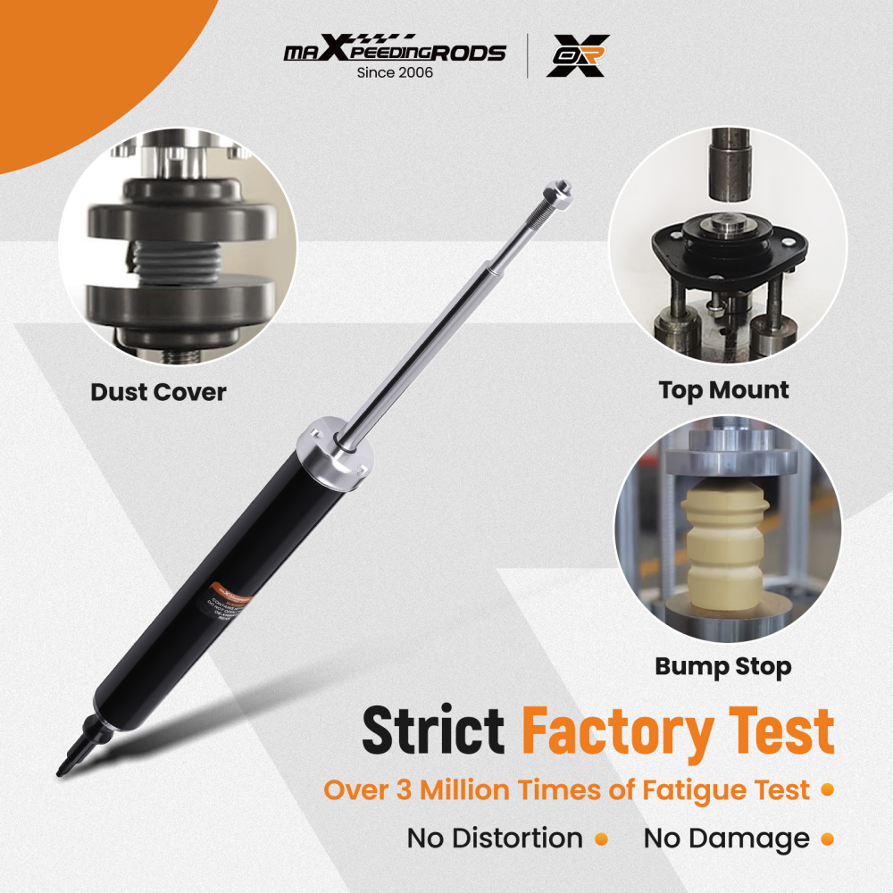 2X SHOCK ABSORBER REAR compatible for BMW 3 SERIES E93 E91 E90 E92 +Strut Mounts+Dust cover