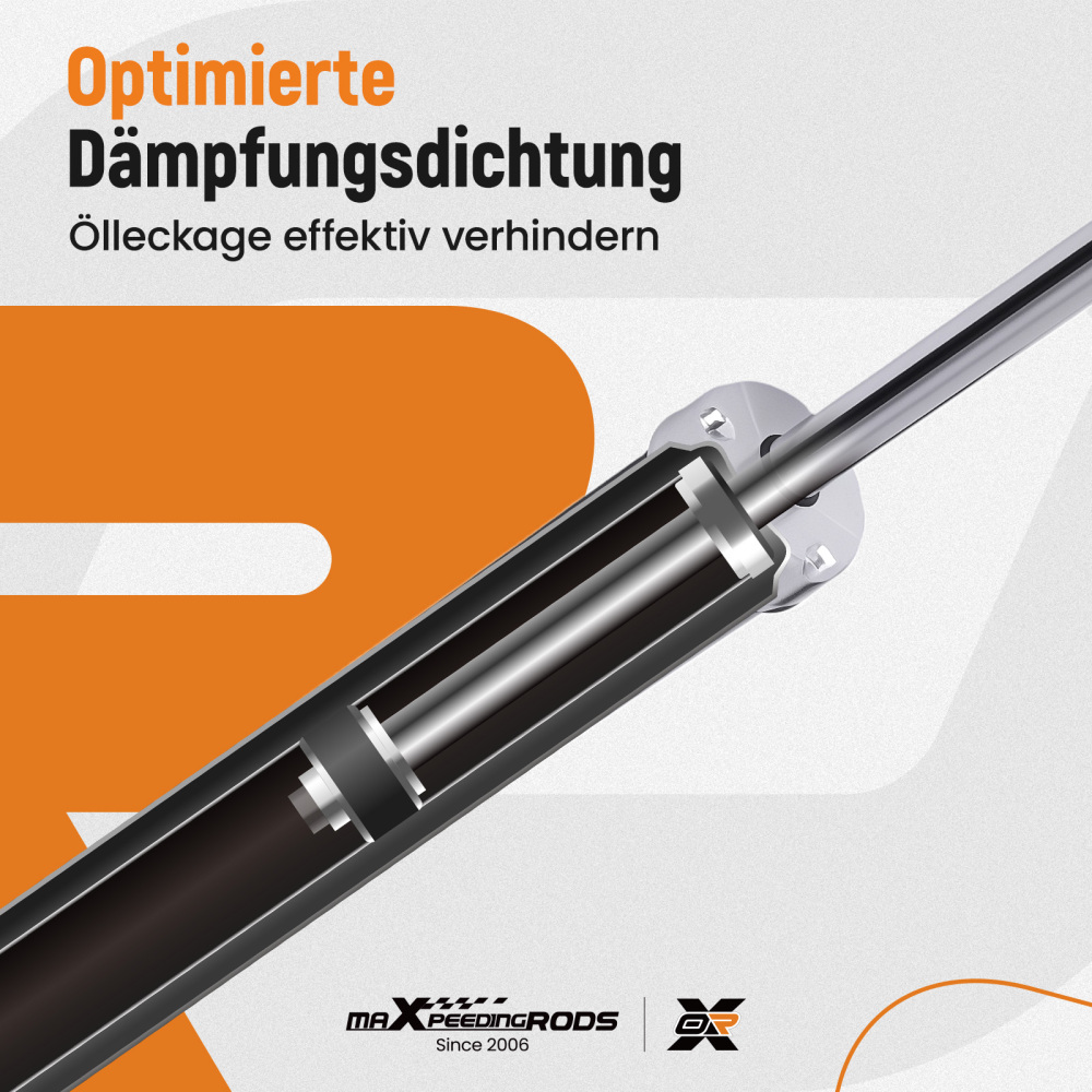 2X SHOCK ABSORBER REAR compatible for BMW 3 SERIES E93 E91 E90 E92 +Strut Mounts+Dust cover