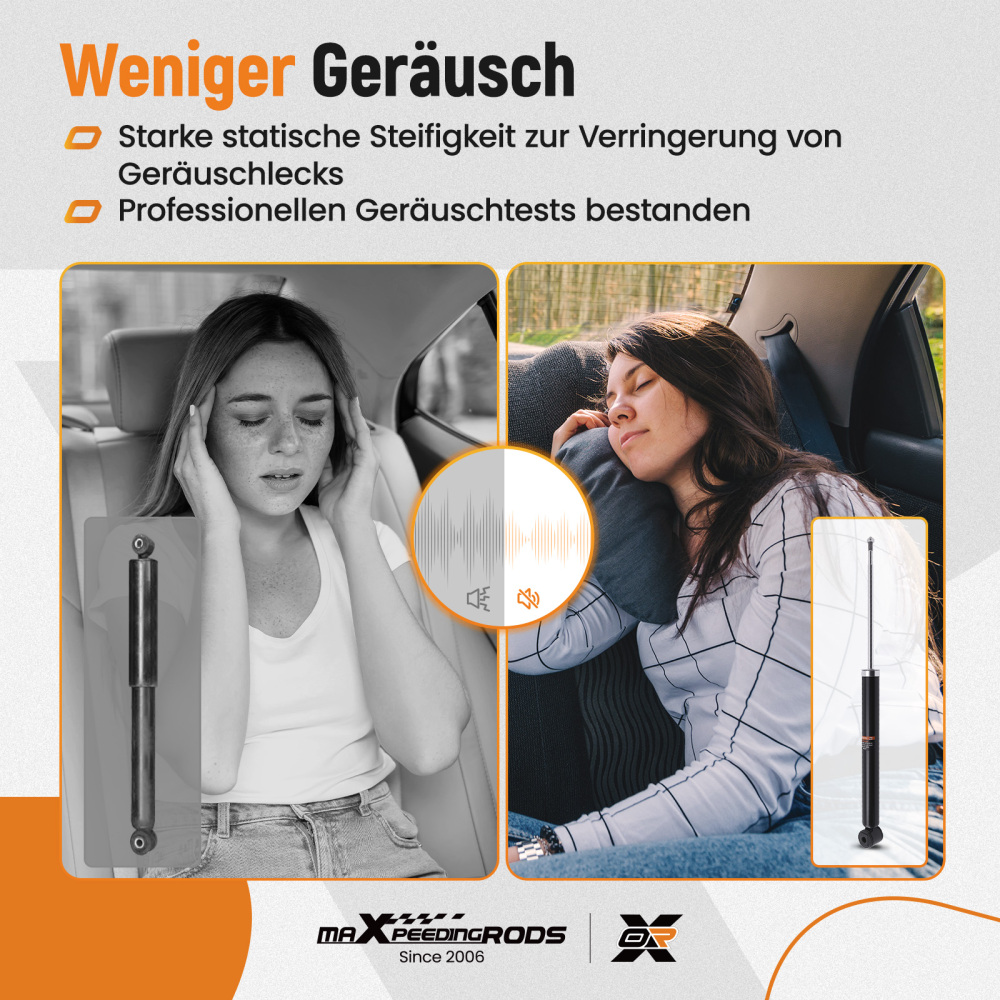 REAR SHOCK ABSORBER compatible for BMW E46 E36 SHOCKERS BUMP STOP KIT