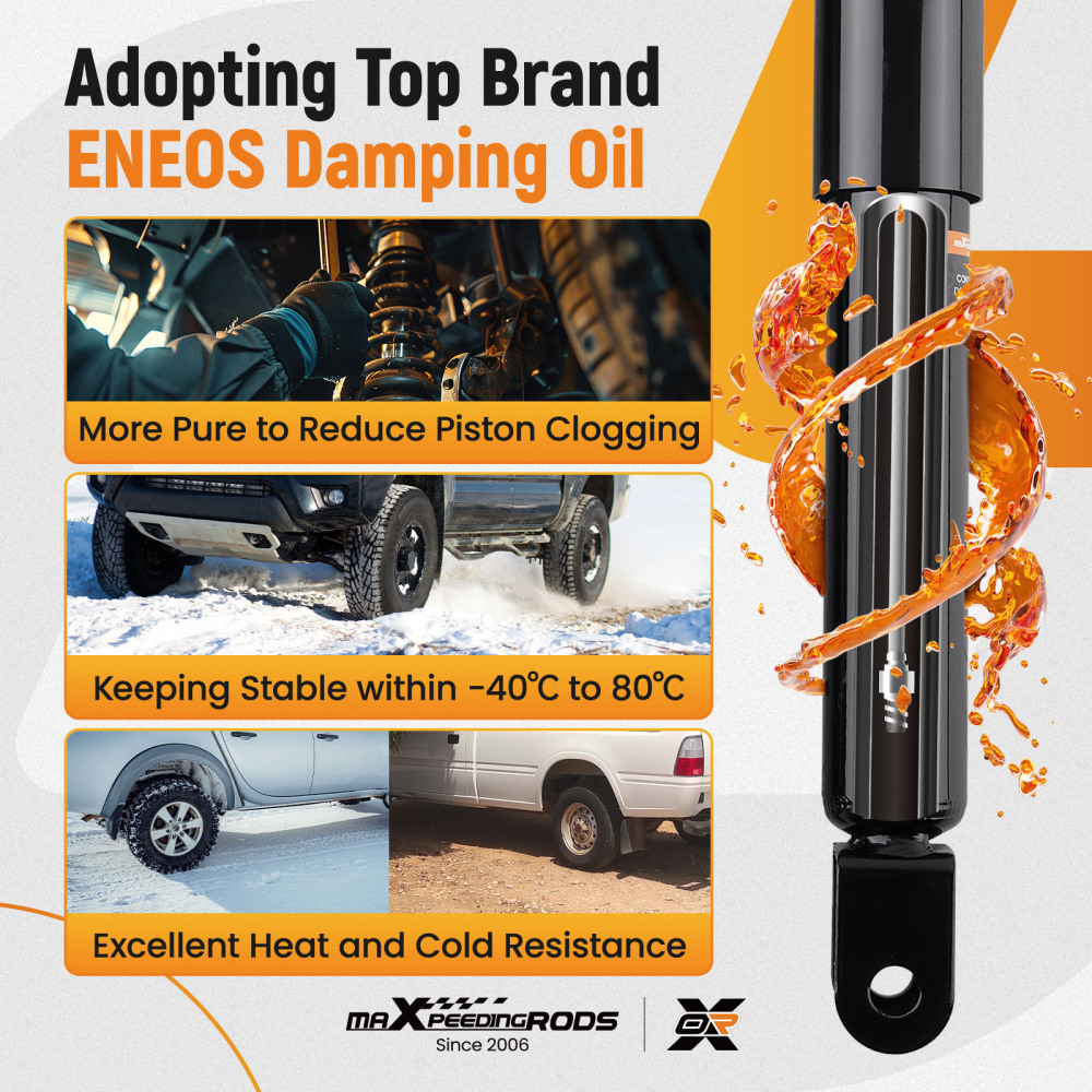 Front Shock Absorbers for 2000-2006 compatible for Chevrolet Silverado 1500 compatible for Tahoe GMC Yukon XL