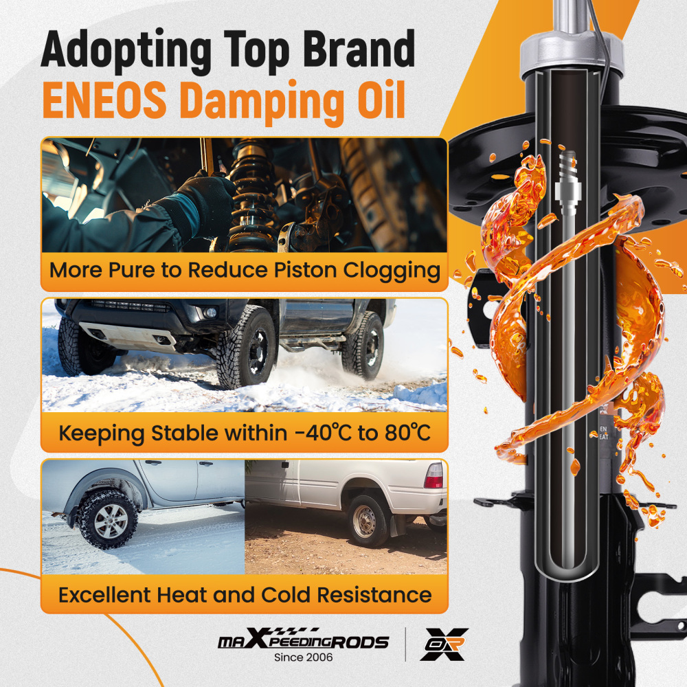 2x Amortisseurs Avant compatible pour Opel Adam Corsa D E 339715 55703313 344435